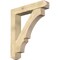 Ekena Millwork Balboa Craftsman Rough Sawn Bracket w/ Offset Brace, Douglas Fir, 8"W x 42"D x 48"H BKT0806X42X48BOA04RDF - alternate 1